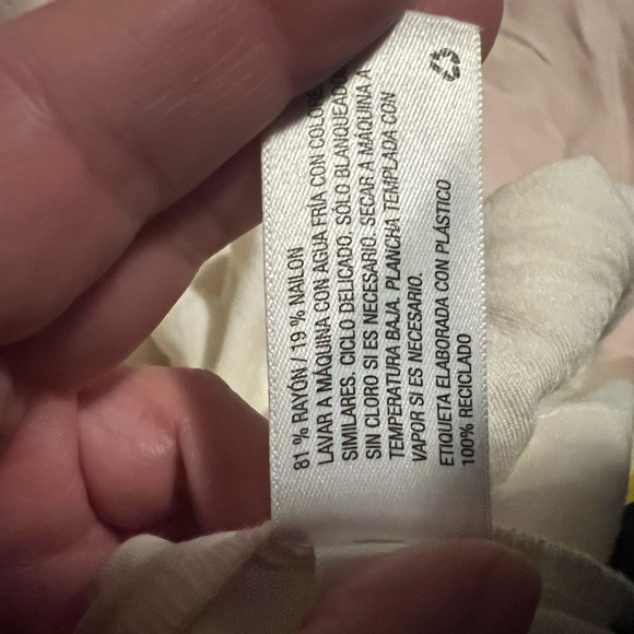 Plus size a new day ivory high waisted paper bag trouser shorts - Picture 8 of 8